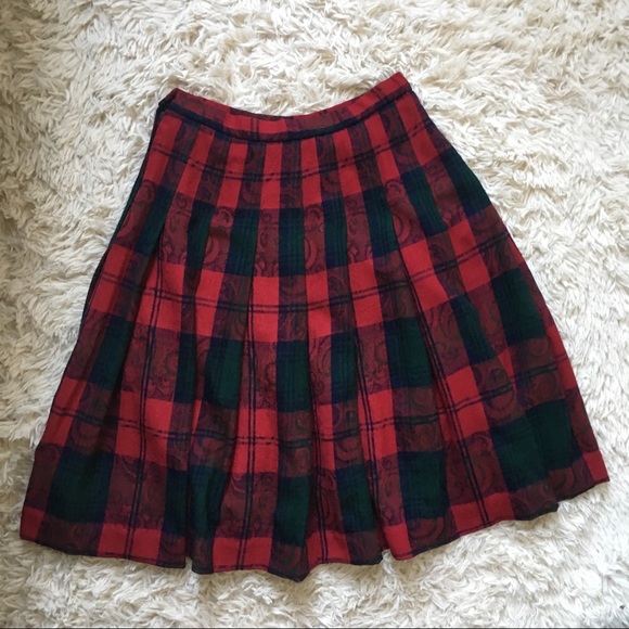 Vintage Pendleton Wool Tartan Skirt - Picture 1 of 2